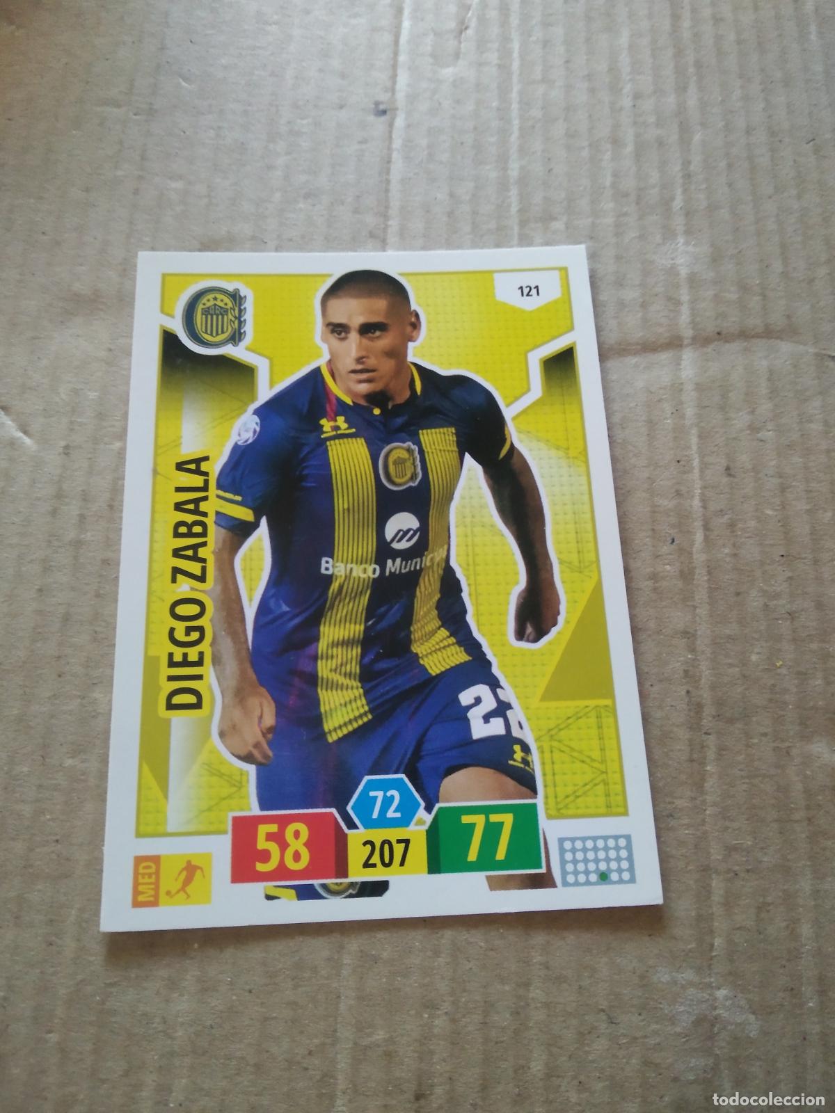 Cartes &agrave; collectionner de Football: 121 DIEGO ZABALA ROSARIO CENTRAL CROMO FUTBOL ARGENTINO PANINI LIGA ARGENTINA 2020 ADRENALYN