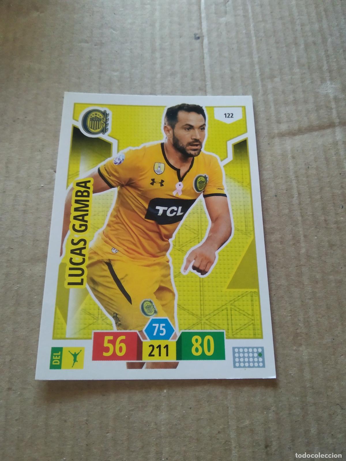 Cartes &agrave; collectionner de Football: 122 LUCAS GAMBA ROSARIO CENTRAL CROMO FUTBOL ARGENTINO PANINI LIGA ARGENTINA 2020 ADRENALYN