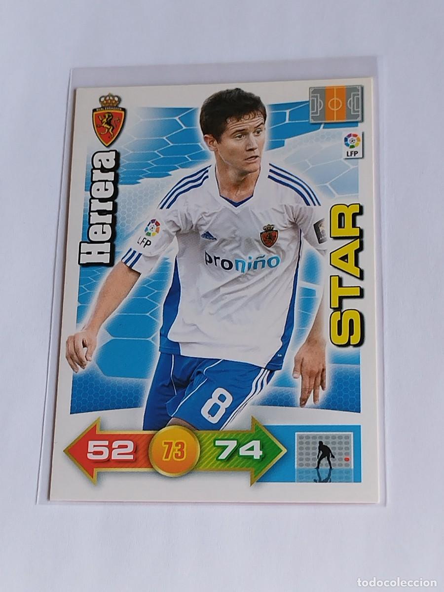 Cartes &agrave; collectionner de Football: HERRERA STAR REAL ZARAGOZA - ADRENALYN XL LA LIGA BBVA 2010 2011 - PANINI 10 11 CROMO FUTBOL