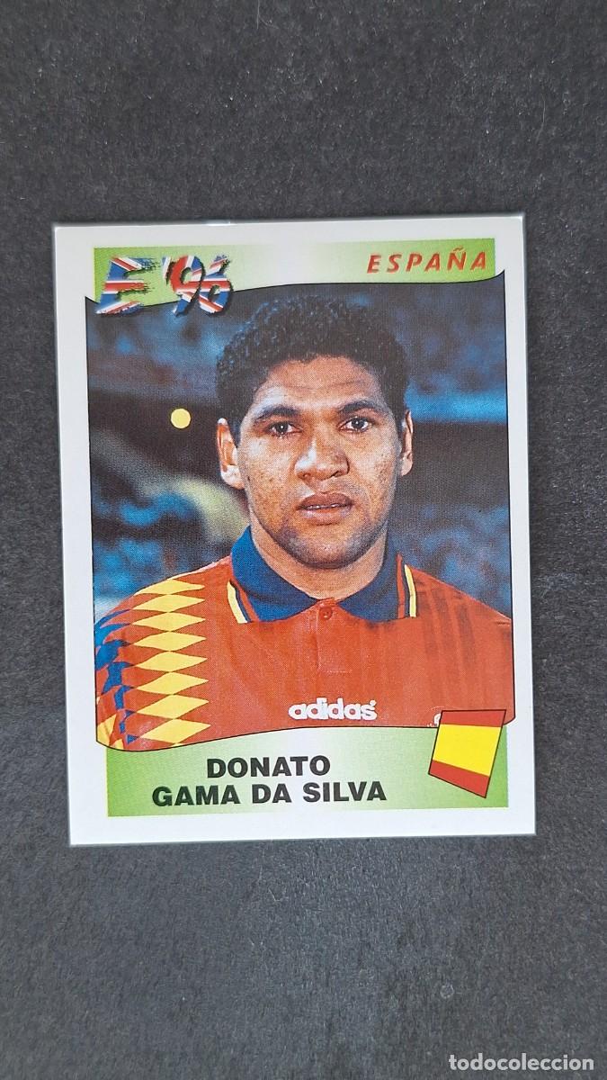 Cartes &agrave; collectionner de Football: L2 DONATO GAMA DA SILVA SELECCION ESPA&Ntilde;A 125 EUROCOPA 1996 EURO 96 PANINI NUNCA PEGADO SIN PEGAR