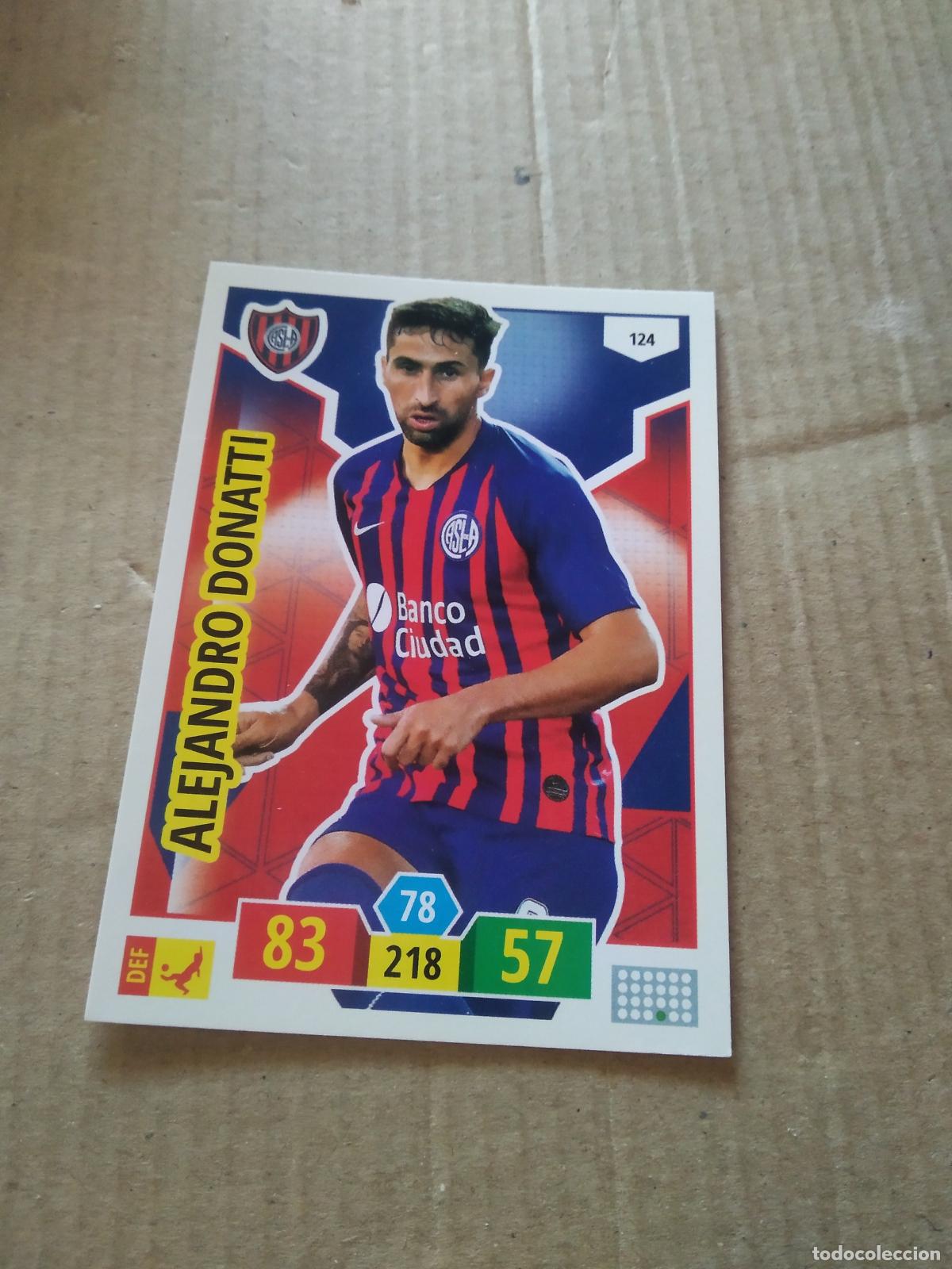 Cartes &agrave; collectionner de Football: 124 ALEJANDRO DONATTI SAN LORENZO CROMO FUTBOL ARGENTINO PANINI LIGA ARGENTINA 2020 ADRENALYN