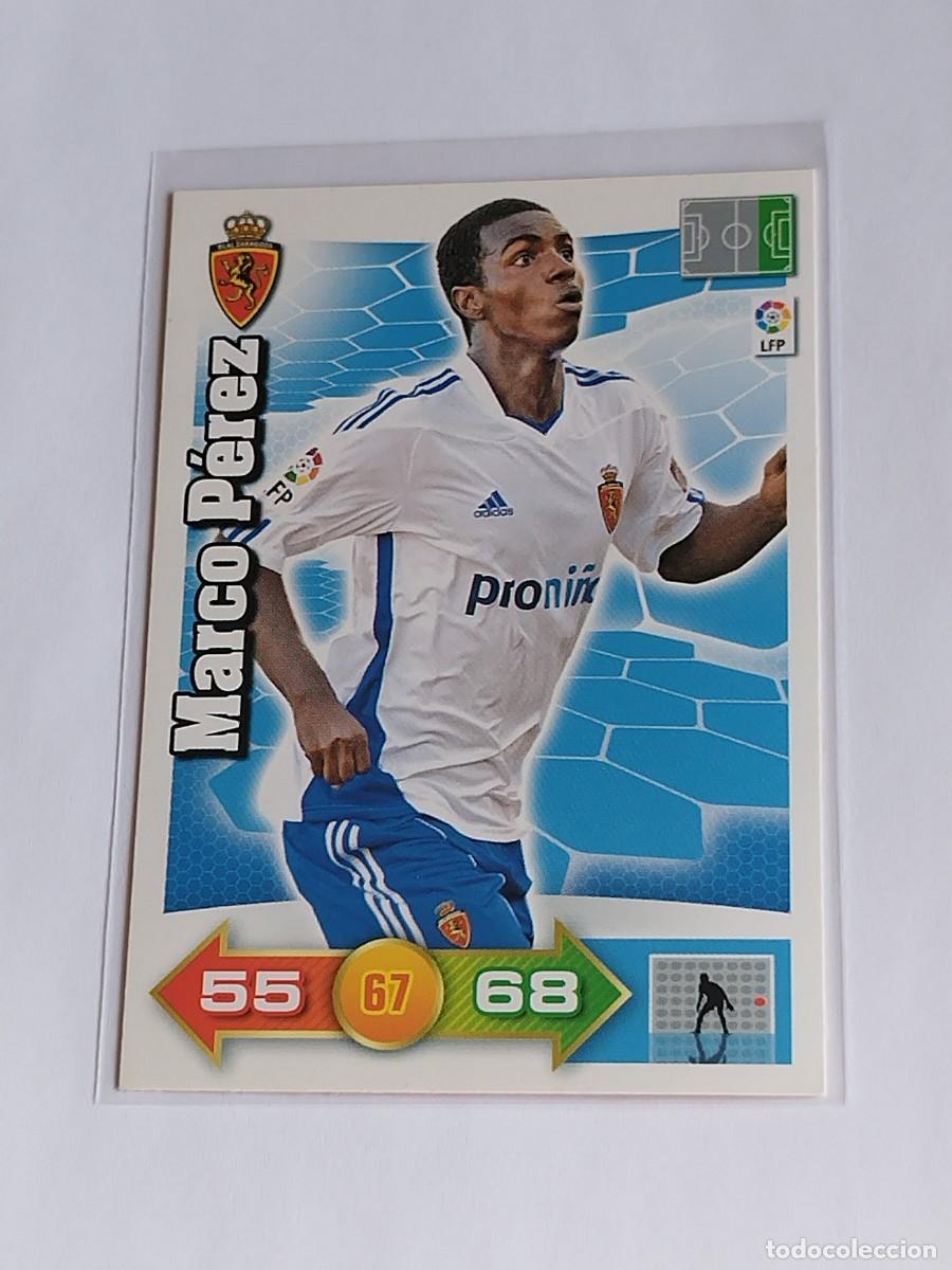 Cartes &agrave; collectionner de Football: MARCO P&Eacute;REZ REAL ZARAGOZA - ADRENALYN XL LA LIGA BBVA 2010 2011 - PANINI 10 11 CROMO FUTBOL