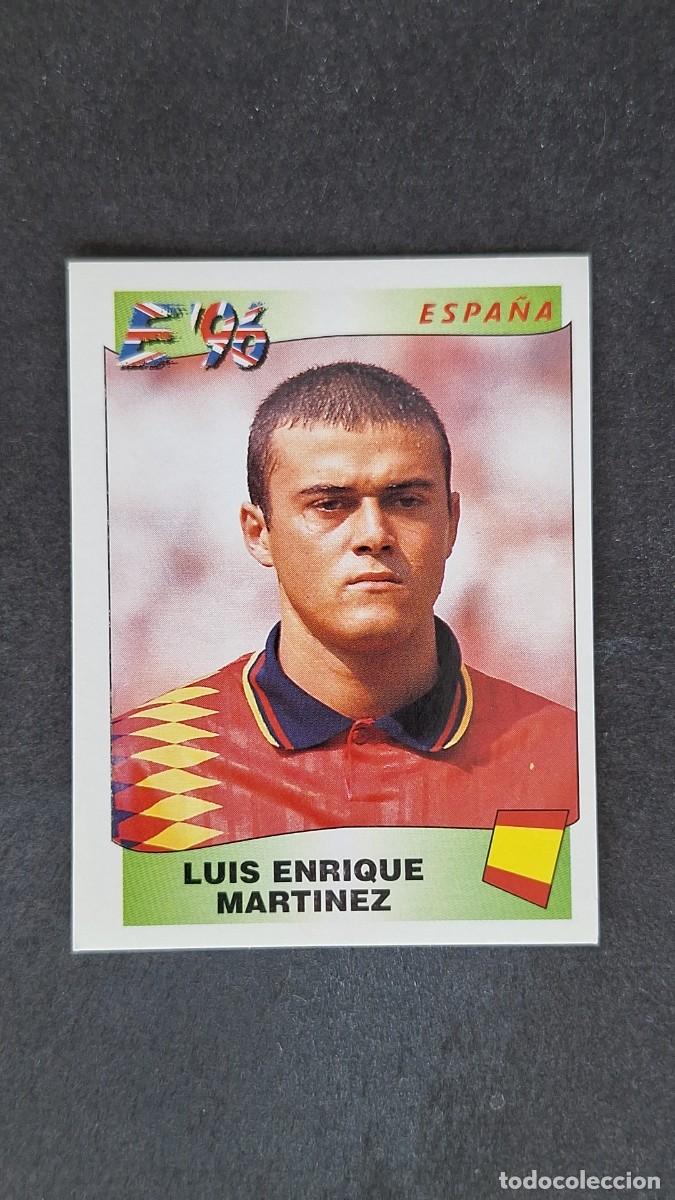 Cartes &agrave; collectionner de Football: L2 LUIS ENRIQUE MARTINEZ SELECCION ESPA&Ntilde;A 127 EUROCOPA 1996 EURO 96 PANINI NUNCA PEGADO SIN PEGAR