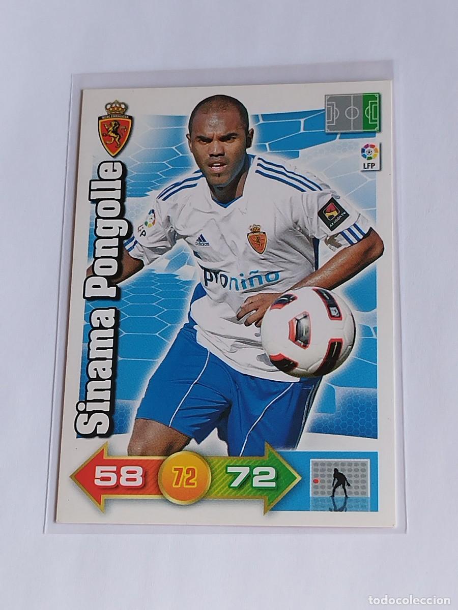 Cartes &agrave; collectionner de Football: SINAMA PONGOLLE REAL ZARAGOZA - ADRENALYN XL LA LIGA BBVA 2010 2011 - PANINI 10 11 CROMO FUTBOL