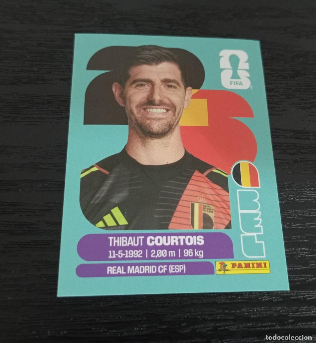 Cromos de F&uacute;tbol: -PANINI MUNDIAL 2026 : BEL 2 COURTOIS ( BELGICA ) REAL MADRID