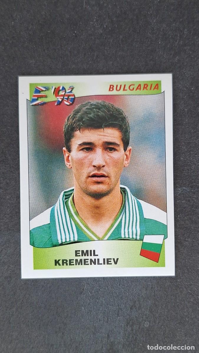 Cromos de F&uacute;tbol: L2 EMIL KREMENLIEV SELECCION BULGARIA 138 EUROCOPA 1996 EURO 96 PANINI NUNCA PEGADO SIN PEGAR