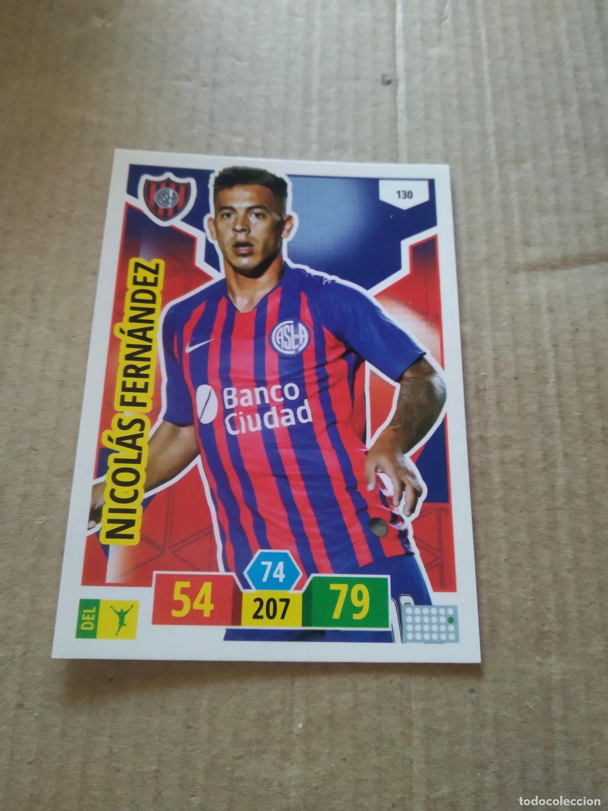 Cromos de F&uacute;tbol: 130 NICOLAS FERNANDEZ SAN LORENZO CROMO FUTBOL ARGENTINO PANINI LIGA ARGENTINA 2020 ADRENALYN