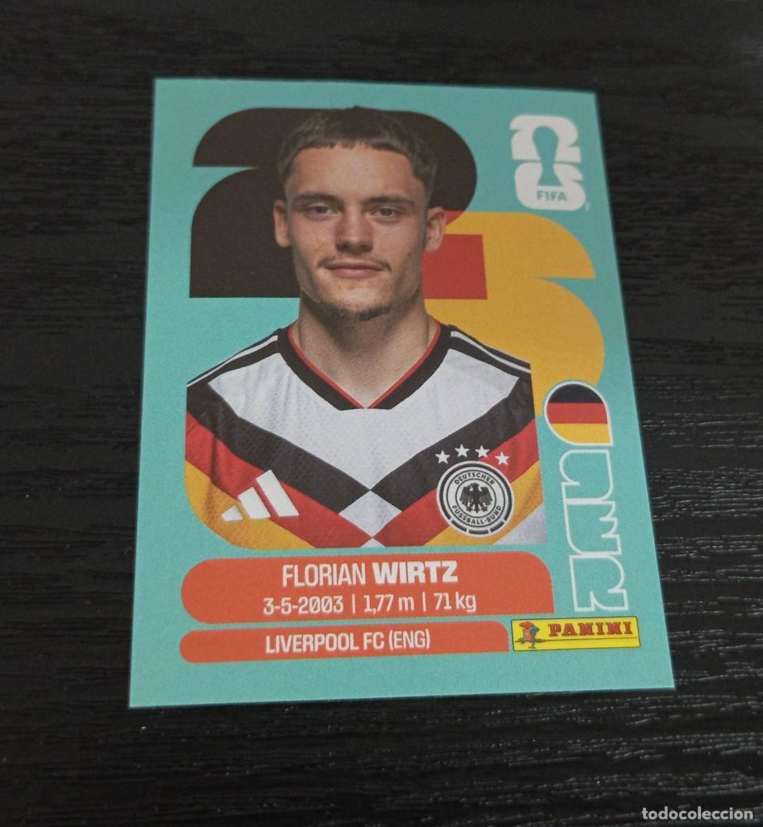 Cromos de F&uacute;tbol: -PANINI MUNDIAL 2026 : GER 11 FLORIAN WIRTZ ( ALEMANIA ) LIVERPOOL