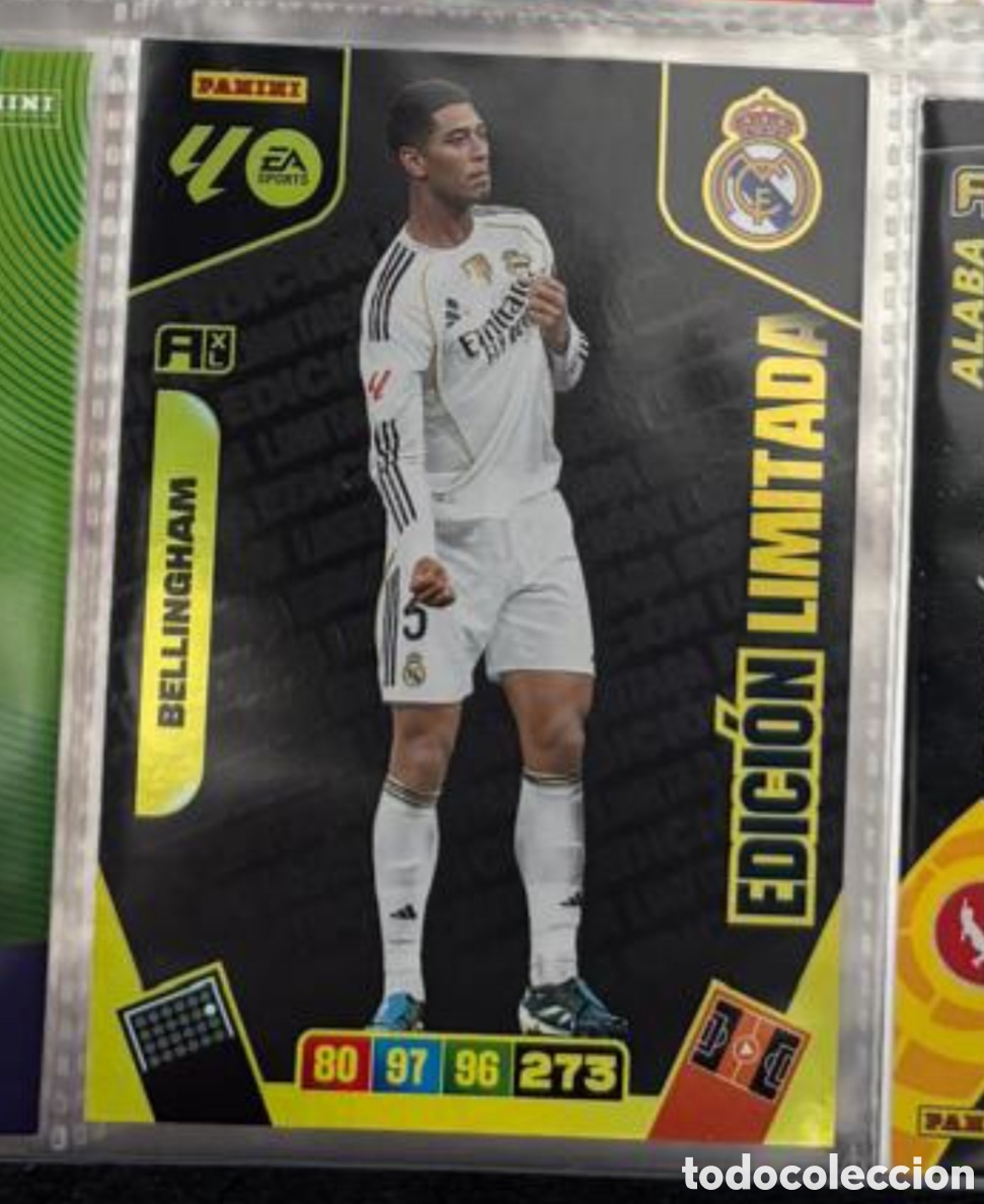 Cromos de F&uacute;tbol: Bellingham Real Madrid Edicion Limitada Adrenalyn XL LaLiga 2025 2026 Panini