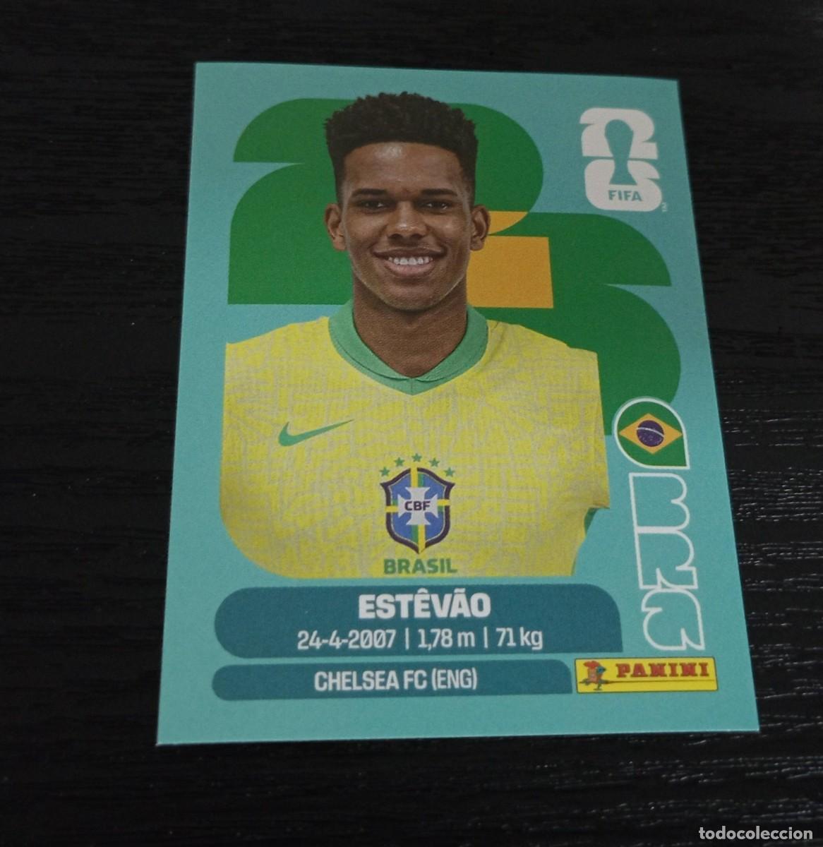 Cromos de F&uacute;tbol: -PANINI MUNDIAL 2026 : BRA 20 ESTEVAO ( BRASIL ) CHELSEA
