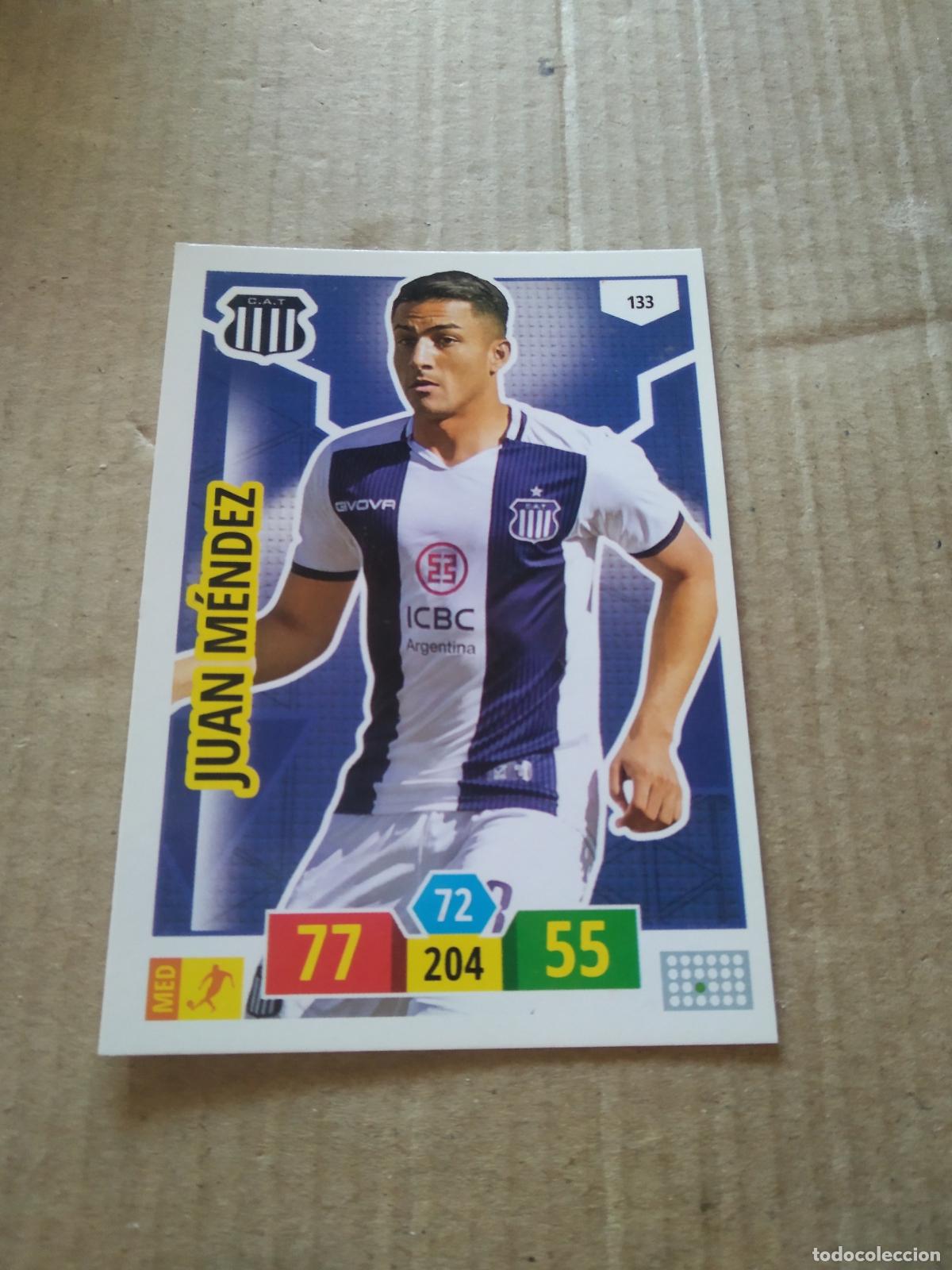 Cromos de F&uacute;tbol: 133 JUAN MENDEZ TALLERES CROMO FUTBOL ARGENTINO PANINI LIGA ARGENTINA 2020 ADRENALYN