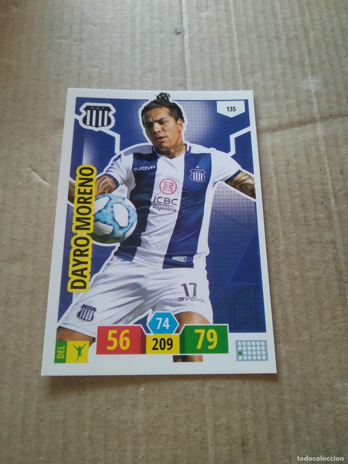 Cromos de F&uacute;tbol: 135 DAYRO MORENO TALLERES CROMO FUTBOL ARGENTINO PANINI LIGA ARGENTINA 2020 ADRENALYN