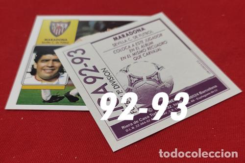 Fu&szlig;ball-Sticker: Maradona Sevilla C.F. custom 92-93 Bonus version 2 inedito