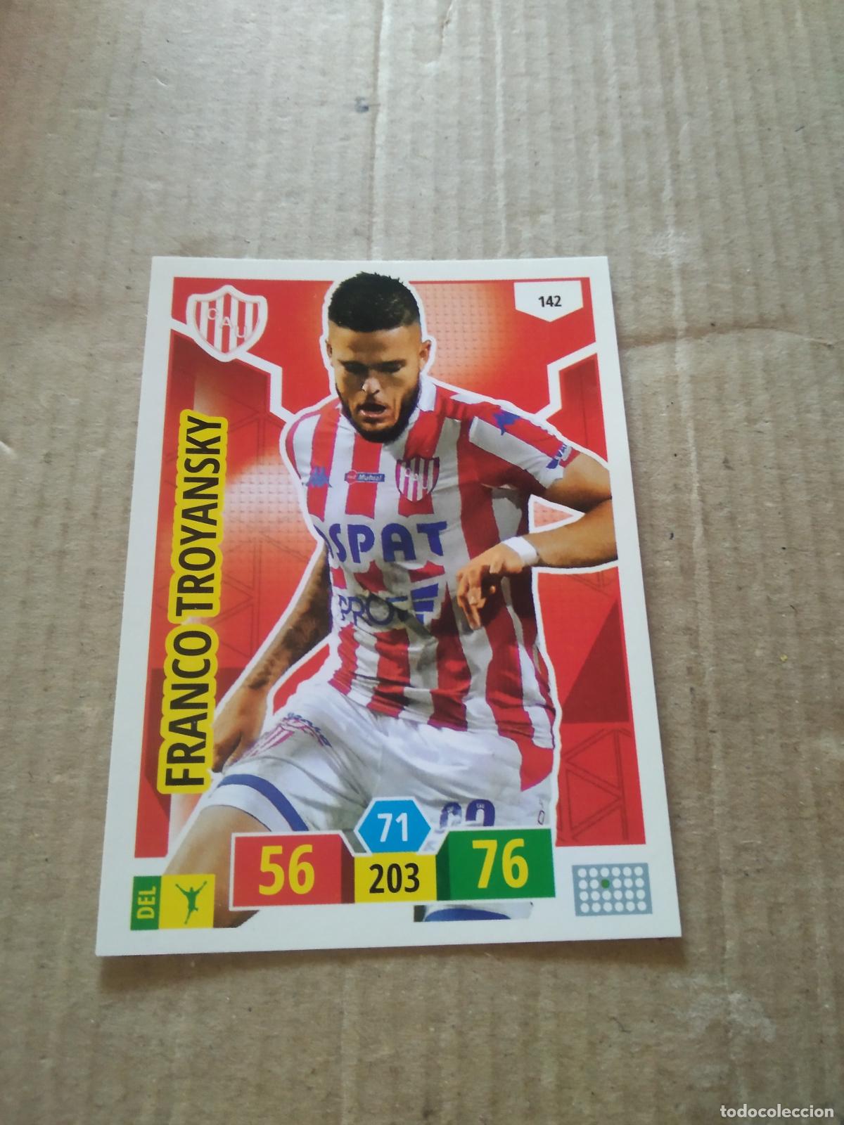 Fu&szlig;ball-Sticker: 142 FRANCO TROYANSKY UNION CROMO FUTBOL ARGENTINO PANINI LIGA ARGENTINA 2020 ADRENALYN