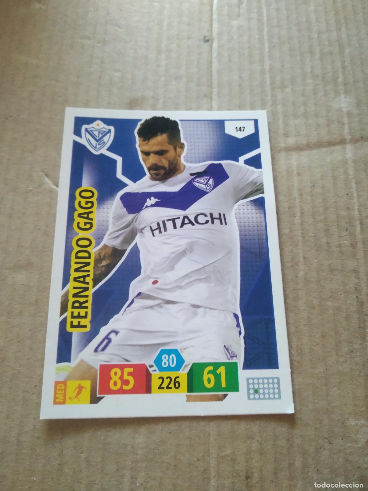 Cromos de F&uacute;tbol: 147 FERNANDO GAGO VELEZ CROMO FUTBOL ARGENTINO PANINI LIGA ARGENTINA 2020 ADRENALYN