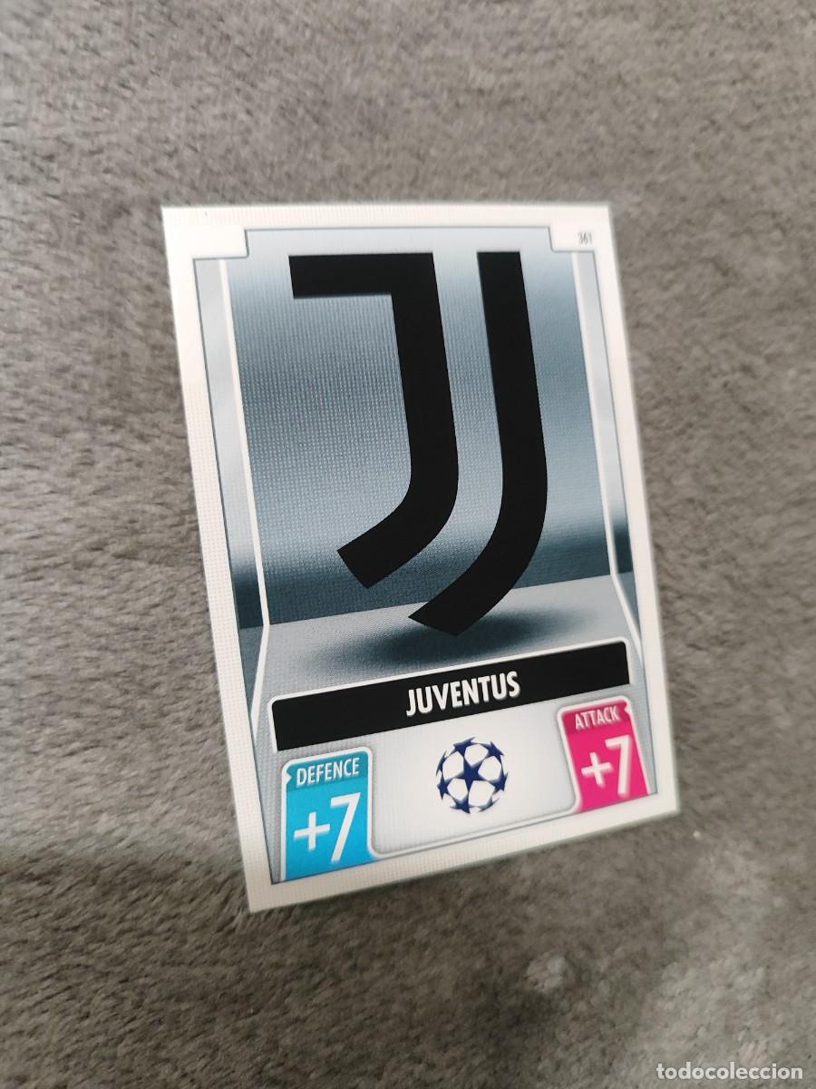 Cromos de F&uacute;tbol: 361 UCL MATCH ATTAX 21 22 CLUB LOGO ESCUDO JUVENTUS TOPPS 2021 2022 CHAMPIONS LEAGUE