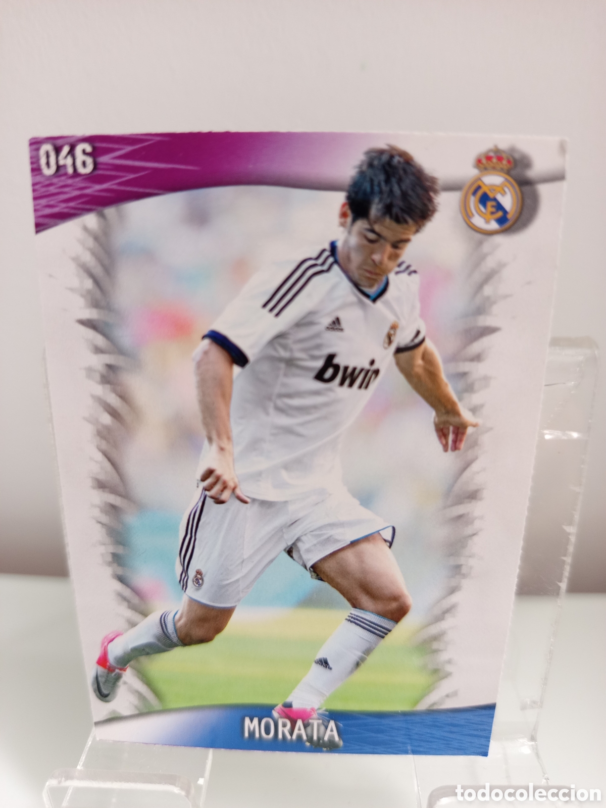 Cromos de F&uacute;tbol: ❇️ CROMO CARD ⚽ MORATA REAL MADRID 46 FICHAS LIGA QUIZ GAME 2014 13 14 2013 2014 MUNDICROMO ❇️