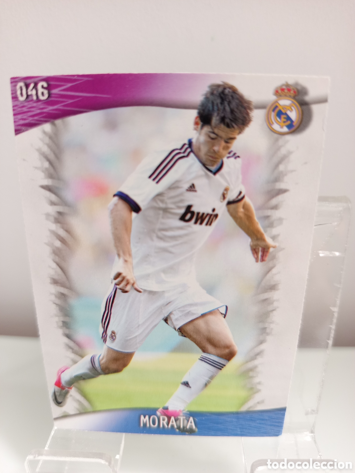 Cromos de F&uacute;tbol: ❇️ CROMO CARD ⚽ MORATA REAL MADRID 46 FICHAS LIGA QUIZ GAME 2014 13 14 2013 2014 MUNDICROMO ❇️