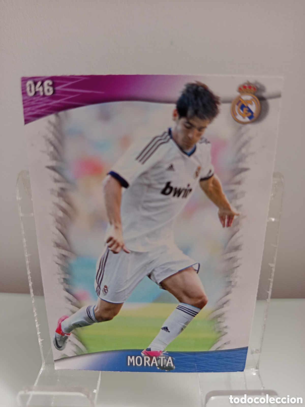 Cromos de F&uacute;tbol: ❇️ CROMO CARD ⚽ MORATA REAL MADRID 46 FICHAS LIGA QUIZ GAME 2014 13 14 2013 2014 MUNDICROMO ❇️