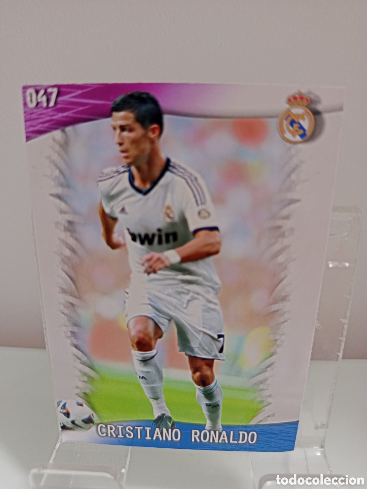Cromos de F&uacute;tbol: ❇️ CROMO ⚽ CRISTIANO RONALDO REAL MADRID 47 FICHAS LIGA QUIZ GAME 2014 13 14 2013 2014 MUNDICROMO ❇️
