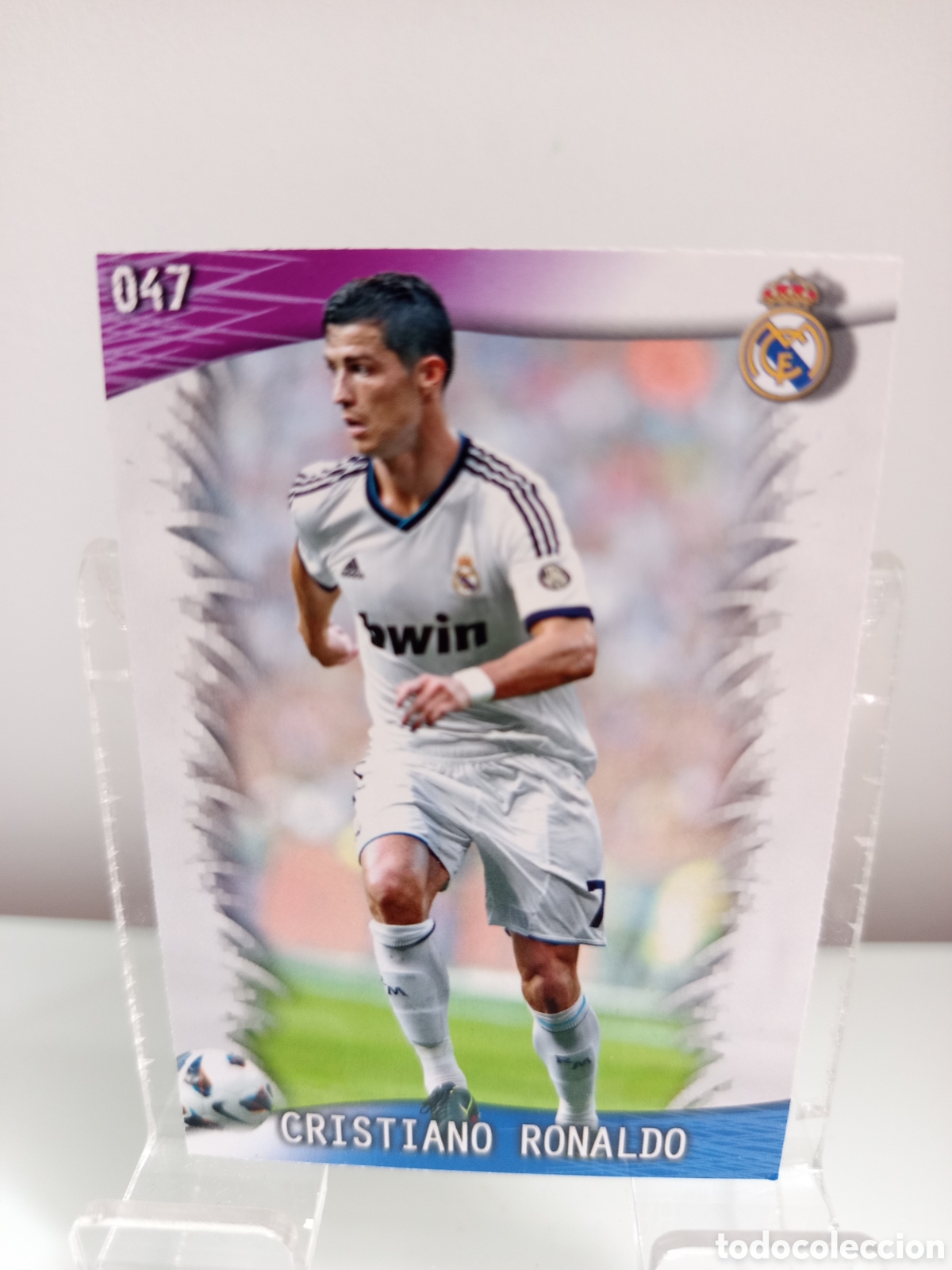 Cromos de F&uacute;tbol: ❇️ CROMO ⚽ CRISTIANO RONALDO REAL MADRID 47 FICHAS LIGA QUIZ GAME 2014 13 14 2013 2014 MUNDICROMO ❇️
