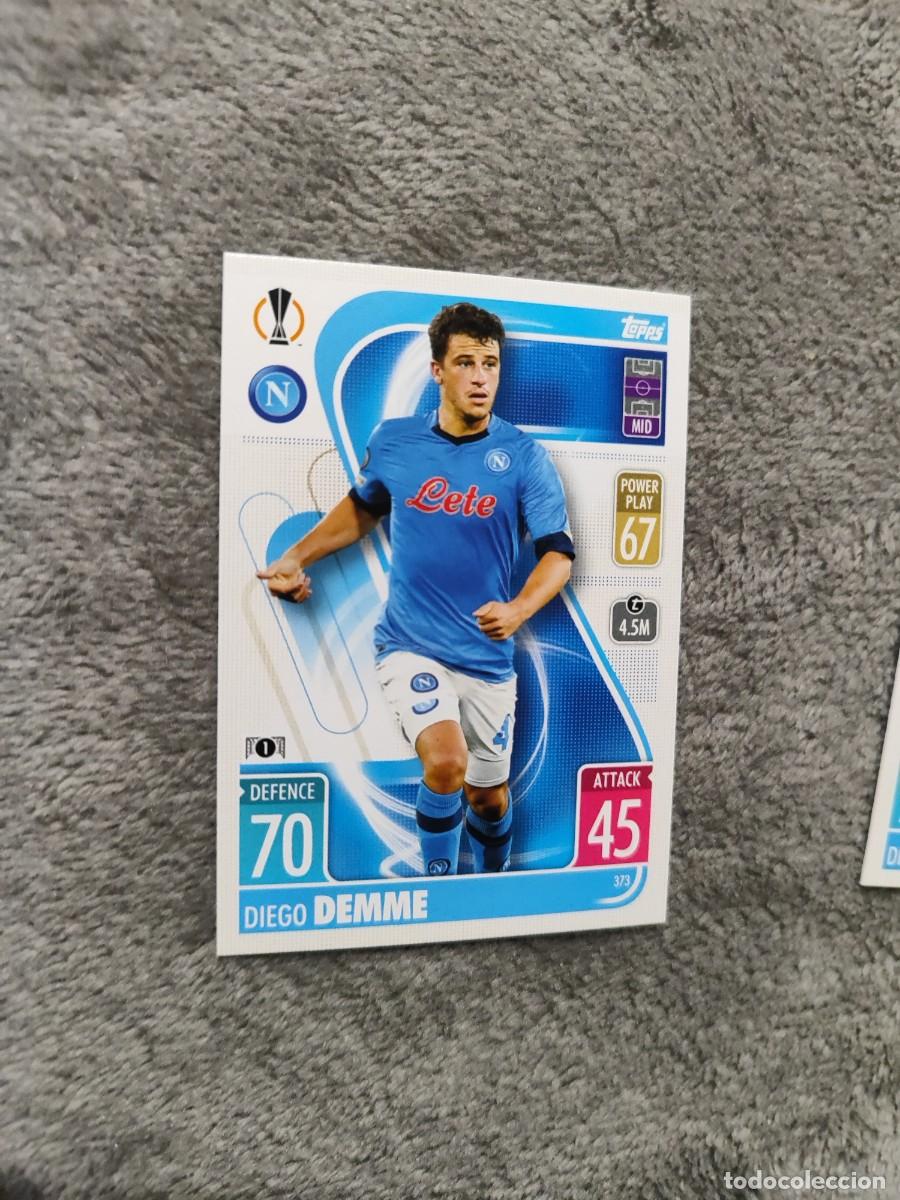 Cromos de F&uacute;tbol: 373 UCL MATCH ATTAX 21 22 DIEGO DEMME SSC NAPOLI TOPPS 2021 2022 CHAMPIONS LEAGUE