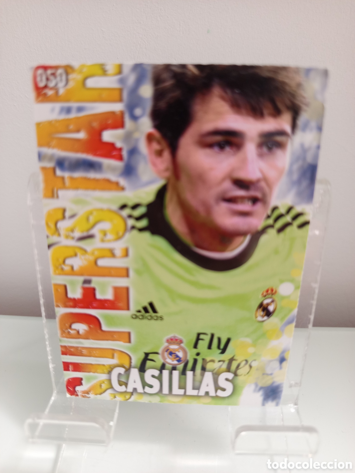 Cromos de F&uacute;tbol: ❇️ CROMO ⚽ CASILLAS REAL MADRID 50 SUPERSTAR FICHAS LIGA QUIZ GAME 2014 13 14 2013 MUNDICROMO ❇️