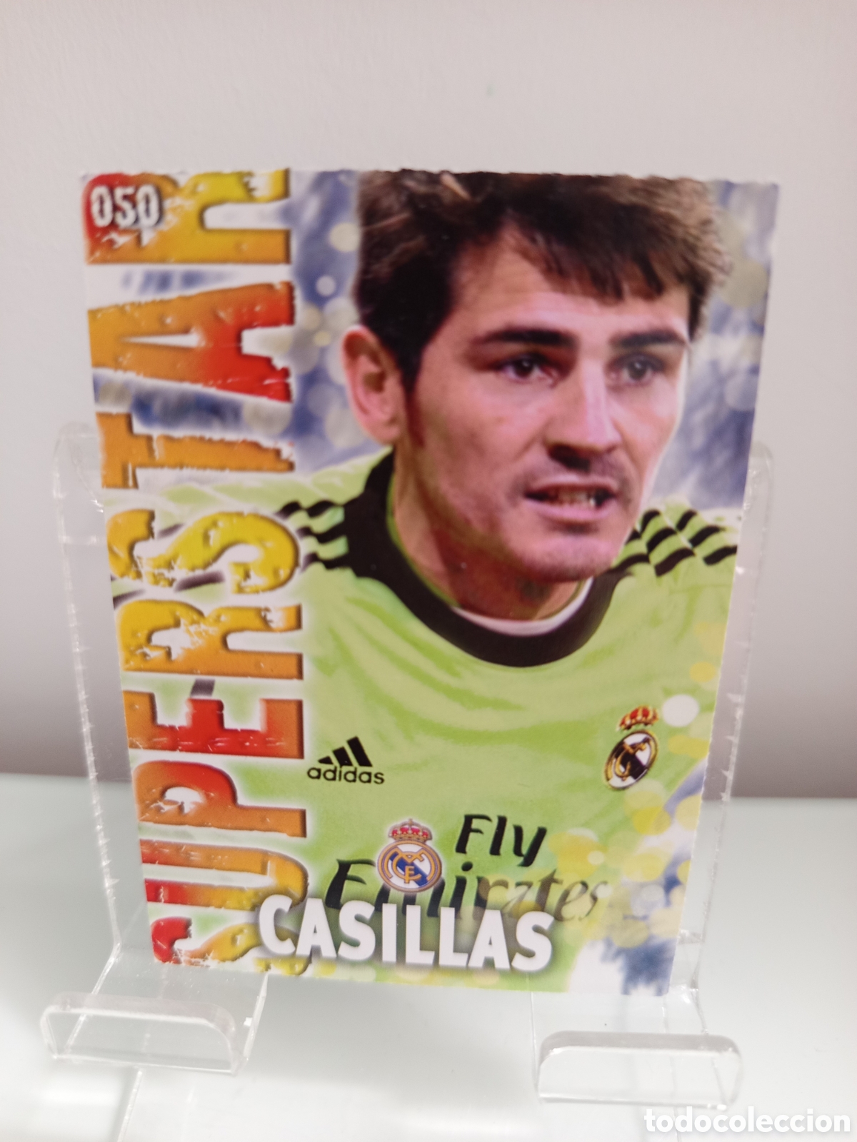 Cromos de F&uacute;tbol: ❇️ CROMO ⚽ CASILLAS REAL MADRID 50 SUPERSTAR FICHAS LIGA QUIZ GAME 2014 13 14 2013 MUNDICROMO ❇️