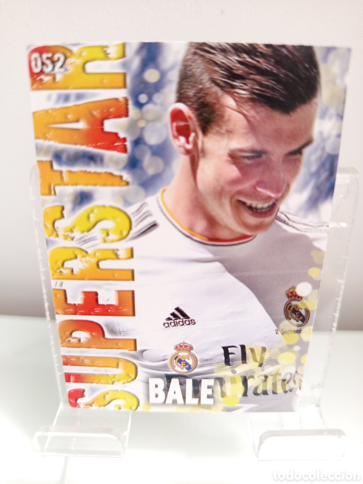Cromos de F&uacute;tbol: ❇️ CROMO ⚽ BALE REAL MADRID 52 SUPERSTAR FICHAS LIGA QUIZ GAME 2014 13 14 2013 MUNDICROMO ❇️