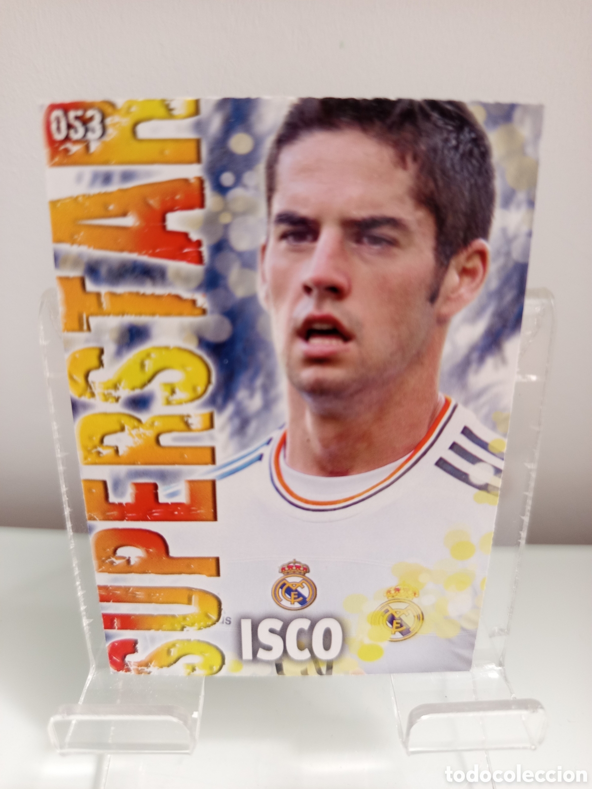 Cromos de F&uacute;tbol: ❇️ CROMO ⚽ ISCO REAL MADRID 53 SUPERSTAR FICHAS LIGA QUIZ GAME 2014 13 14 2013 MUNDICROMO ❇️