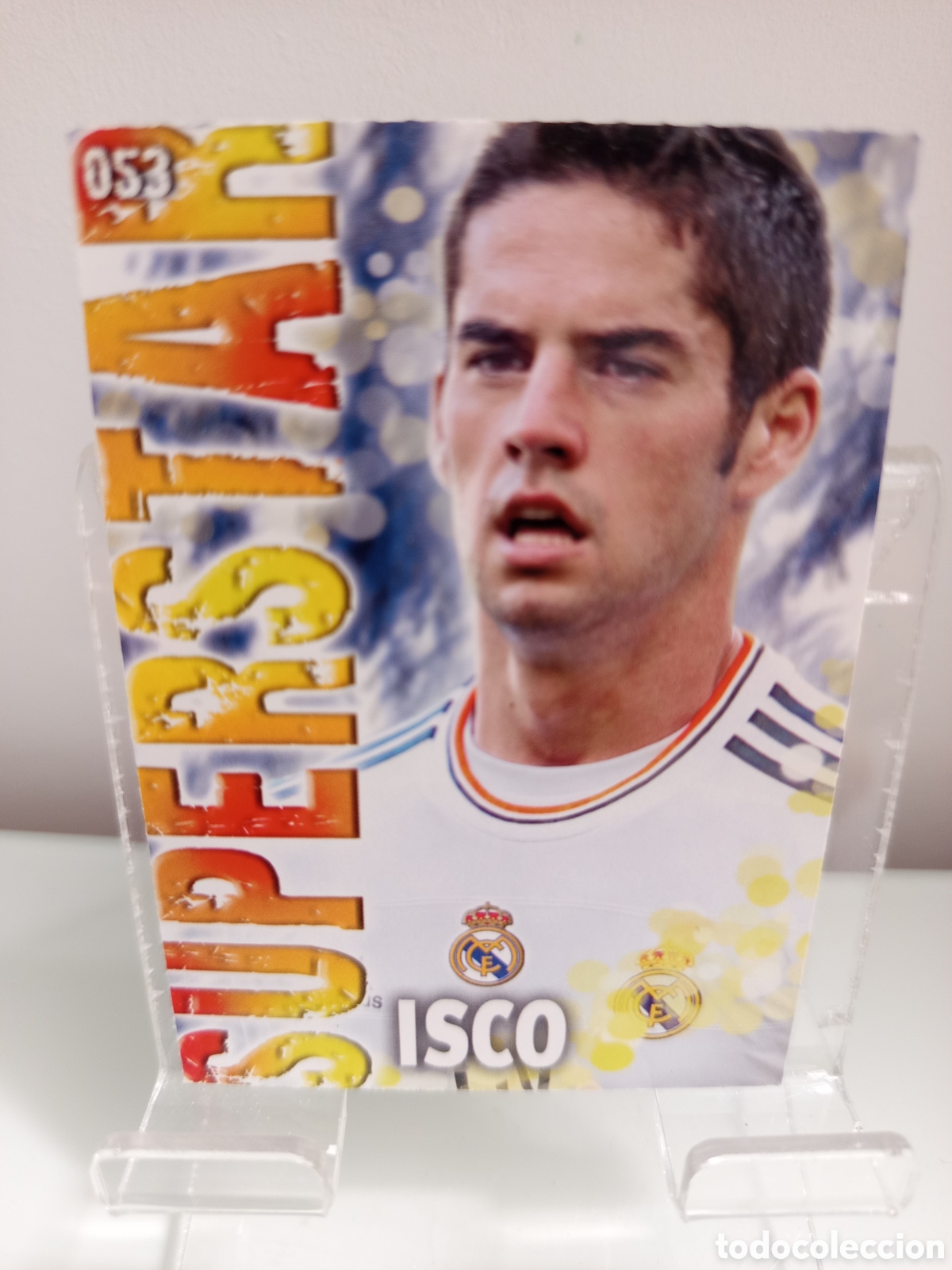 Cromos de F&uacute;tbol: ❇️ CROMO ⚽ ISCO REAL MADRID 53 SUPERSTAR FICHAS LIGA QUIZ GAME 2014 13 14 2013 MUNDICROMO ❇️
