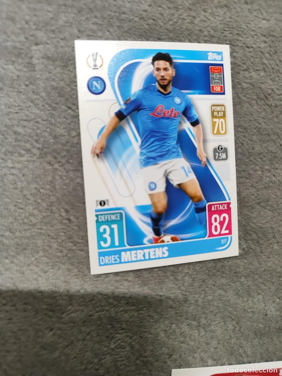 Cromos de F&uacute;tbol: 377 UCL MATCH ATTAX 21 22 DRIES MERTENS SSC NAPOLI TOPPS 2021 2022 CHAMPIONS LEAGUE