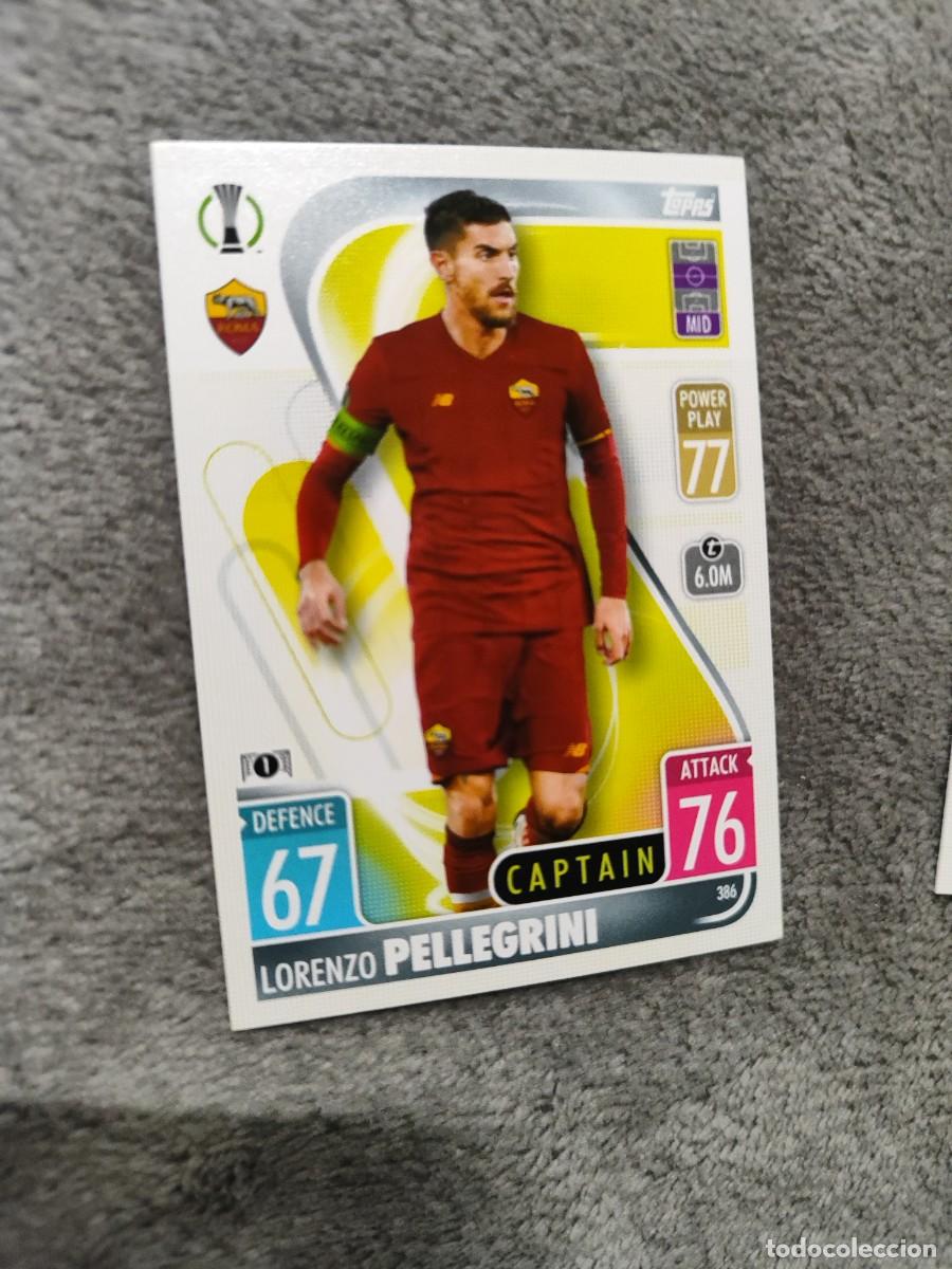 Cromos de Futebol: 386 UCL MATCH ATTAX 21 22 LORENZO PELLEGRINI AS ROMA TOPPS 2021 2022 CHAMPIONS LEAGUE