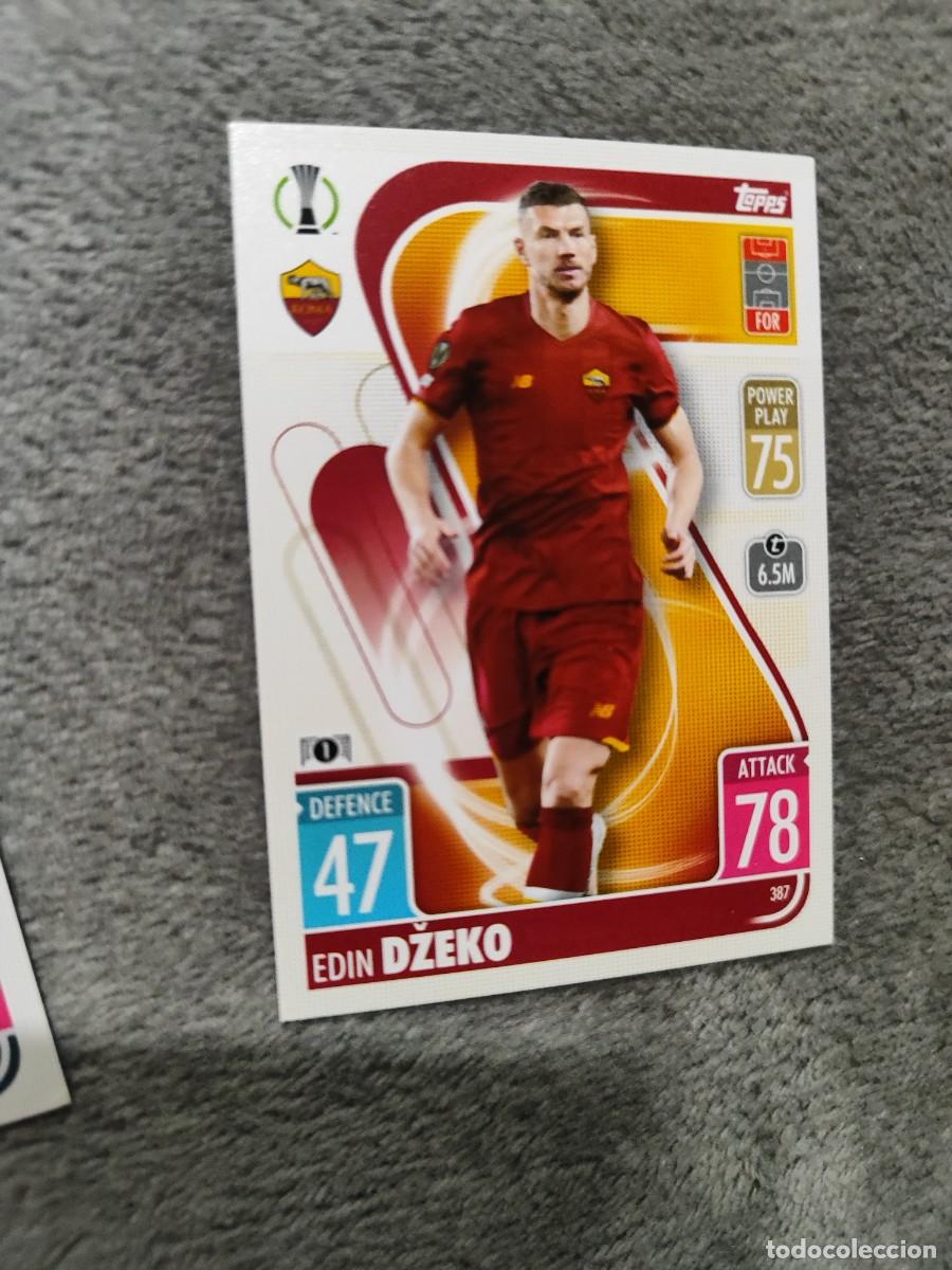 Cromos de Futebol: 387 UCL MATCH ATTAX 21 22 EDIN DŽEKO AS ROMA TOPPS 2021 2022 CHAMPIONS LEAGUE