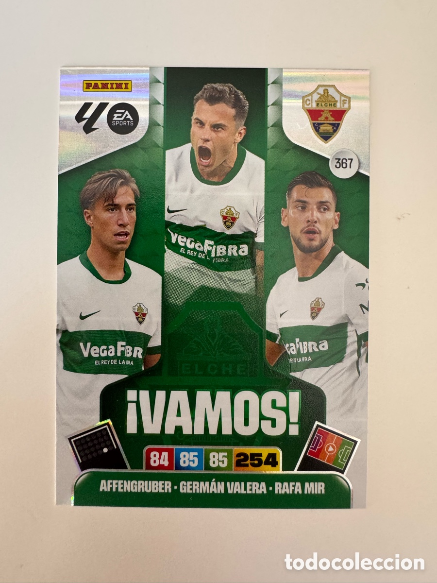 Cromos de Futebol: PANINI ADRENALYN XL LIGA EA SPORTS 2025-2026 25-26 &ndash; VAMOS &ndash; Elche CF N&ordm; 367