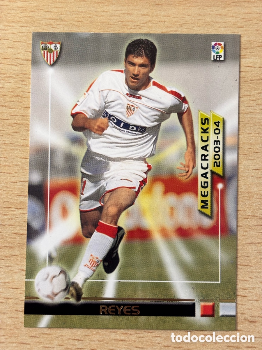 Cromos de F&uacute;tbol: # 378 Reyes Sevilla Megacracks 2003 2004 03 04, excelente estado dif&iacute;cil