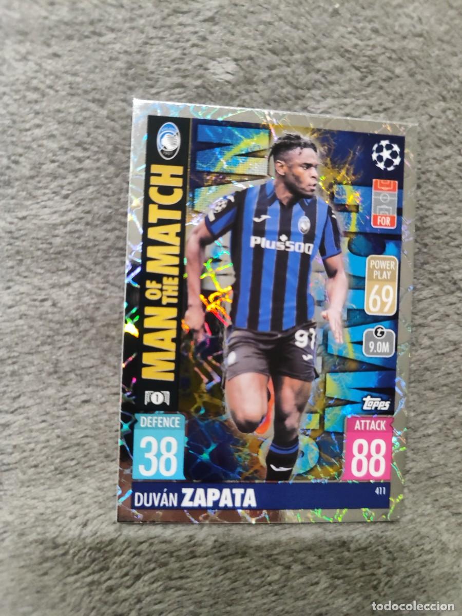 Cromos de F&uacute;tbol: 411 UCL MATCH ATTAX 21 22 DUVAN ZAPATA ATALANTA BC TOPPS 2021 2022 CHAMPIONS LEAGUE