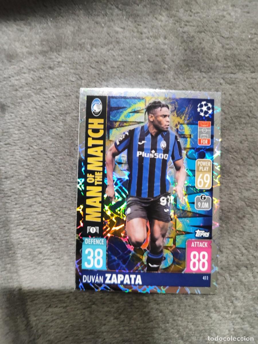 Cromos de F&uacute;tbol: 411 UCL MATCH ATTAX 21 22 DUVAN ZAPATA ATALANTA BC TOPPS 2021 2022 CHAMPIONS LEAGUE