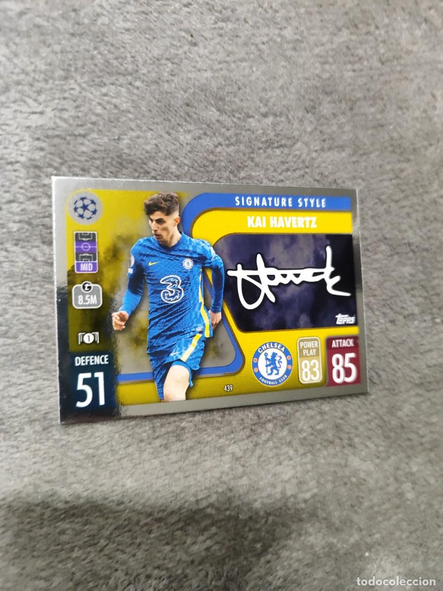 Cromos de F&uacute;tbol: 439 UCL MATCH ATTAX 21 22 KAI HAVERTZ CHELSEA FC TOPPS 2021 2022 CHAMPIONS LEAGUE