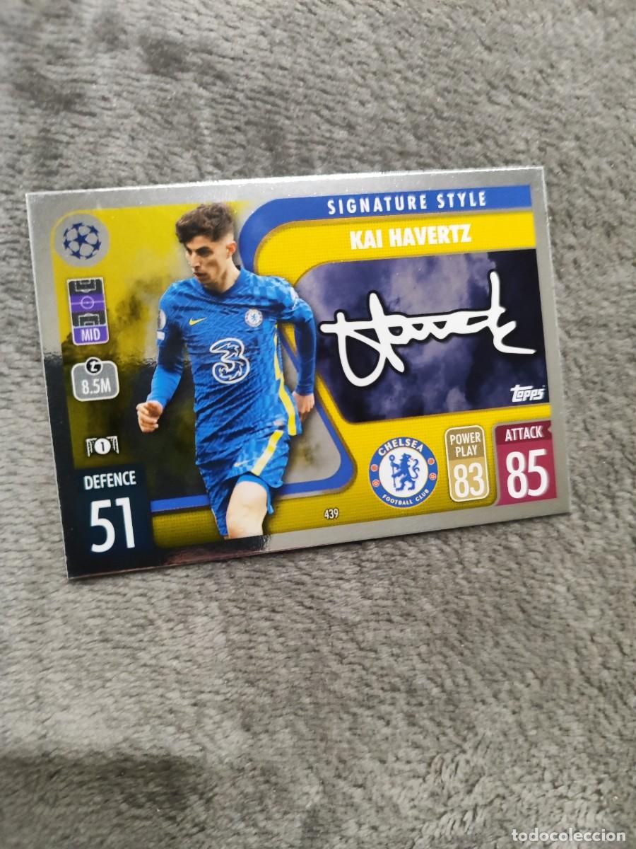 Cromos de F&uacute;tbol: 439 UCL MATCH ATTAX 21 22 KAI HAVERTZ CHELSEA FC TOPPS 2021 2022 CHAMPIONS LEAGUE