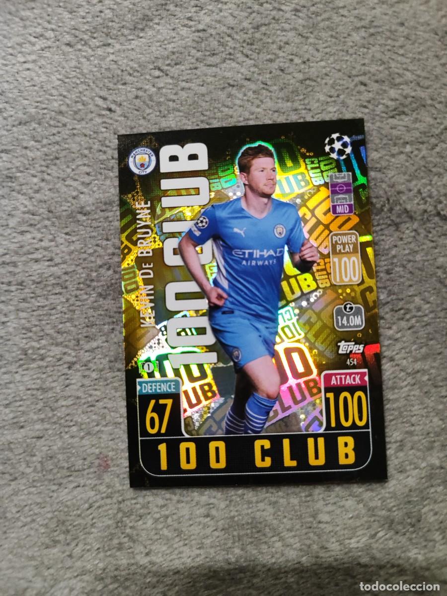 Fu&szlig;ball-Sticker: 454 UCL MATCH ATTAX 21 22 KEVIN DE BRUYNE MANCHESTER CITY FC TOPPS 2021 2022 CHAMPIONS LEAGUE