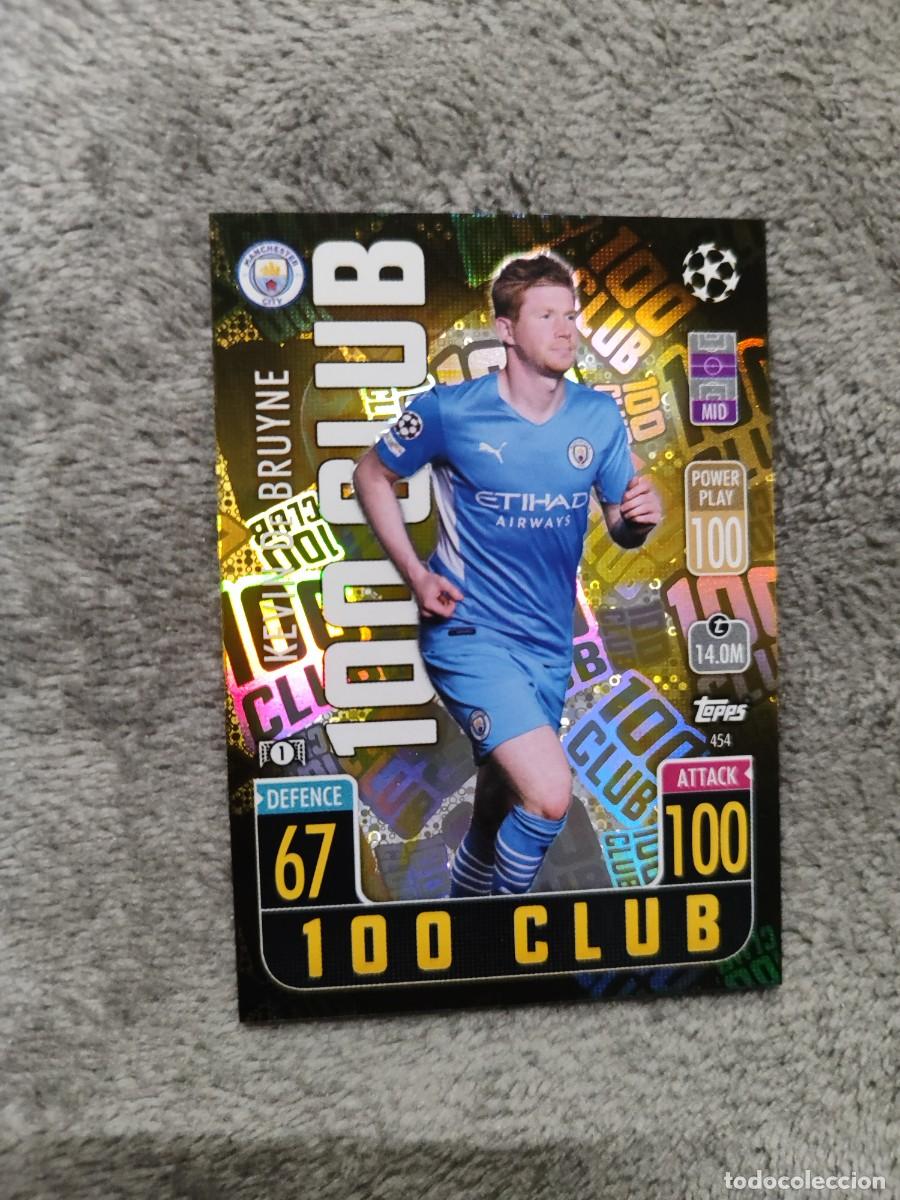 Fu&szlig;ball-Sticker: 454 UCL MATCH ATTAX 21 22 KEVIN DE BRUYNE MANCHESTER CITY FC TOPPS 2021 2022 CHAMPIONS LEAGUE