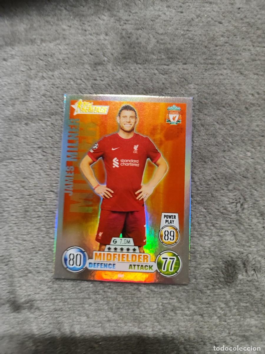 Fu&szlig;ball-Sticker: 464 UCL MATCH ATTAX 21 22 JAMES MILNER LIVERPOOL FC HERITAGE TOPPS 2021 2022 CHAMPIONS LEAGUE