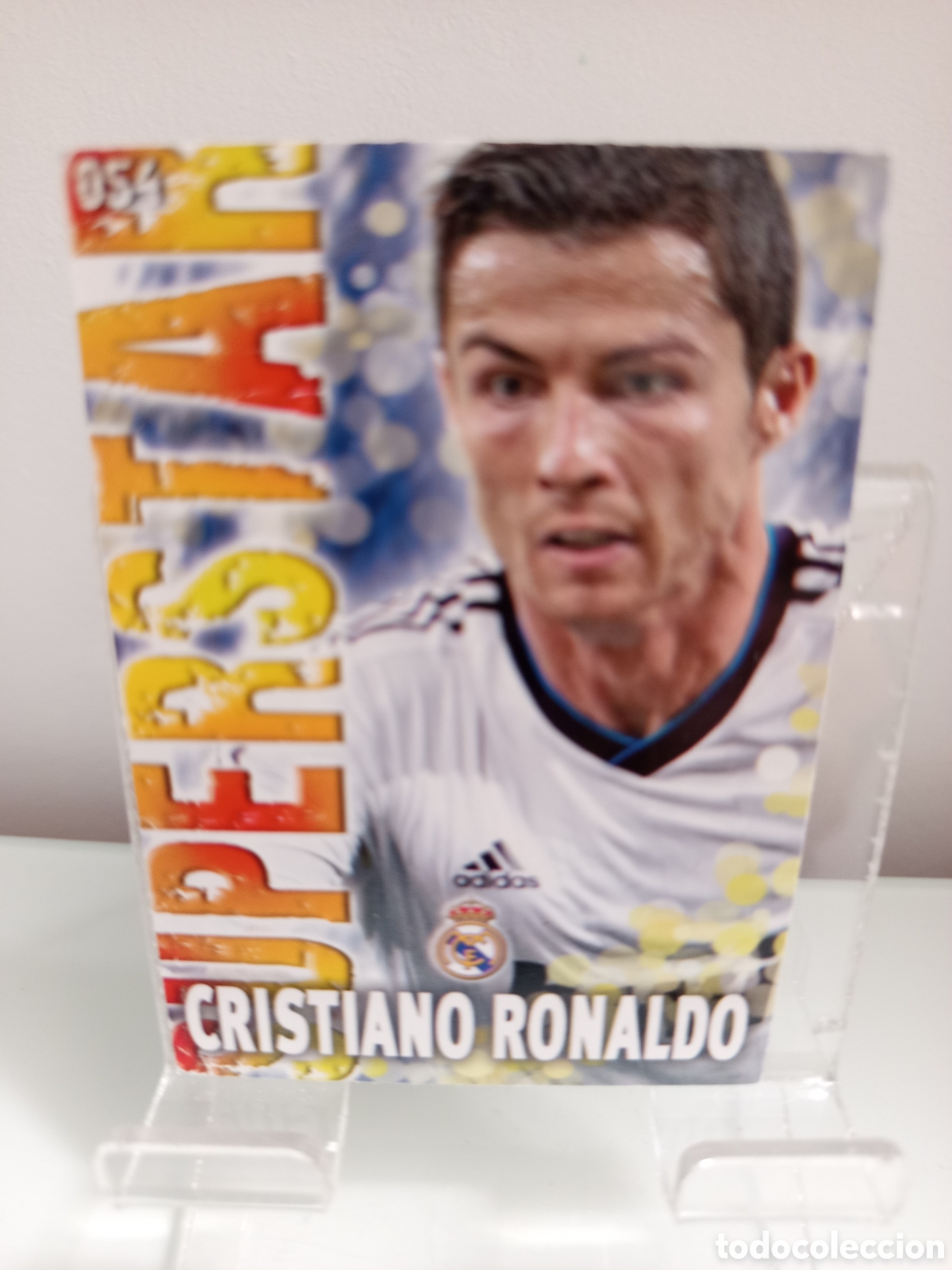 Cromos de F&uacute;tbol: ❇️ CROMO ⚽ CRISTIANO RONALDO MADRID 54 SUPERSTAR FICHAS LIGA QUIZ GAME 2014 13 14 2013 MUNDICROMO ❇️