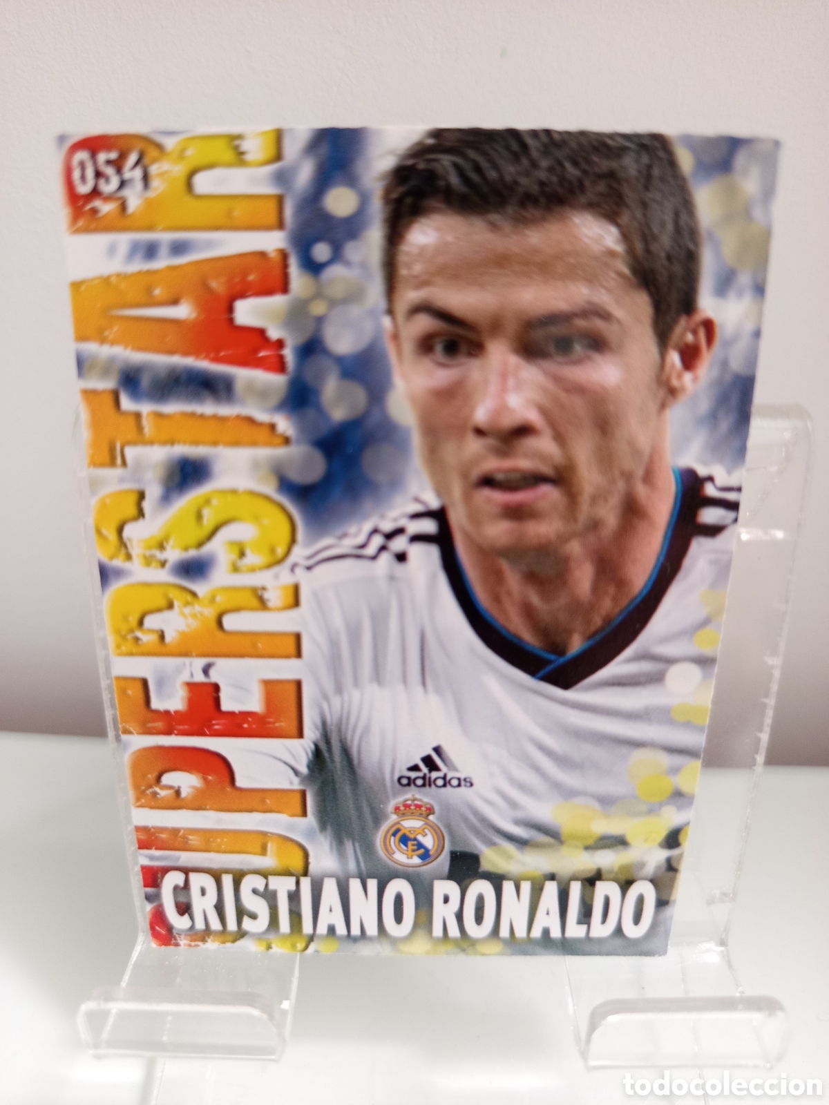 Fu&szlig;ball-Sticker: ❇️ CROMO ⚽ CRISTIANO RONALDO MADRID 54 SUPERSTAR FICHAS LIGA QUIZ GAME 2014 13 14 2013 MUNDICROMO ❇️