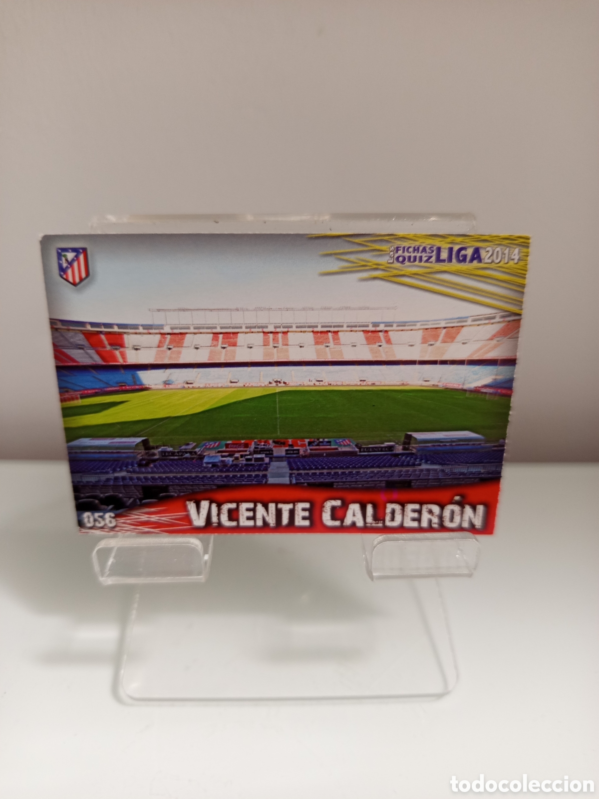 Fu&szlig;ball-Sticker: ❇️ CROMO ⚽ VICENTE CALDER&Oacute;N ATL&Eacute;TICO MADRID 56 FICHAS LIGA QUIZ GAME 2014 13 14 2013 MUNDICROMO ❇️
