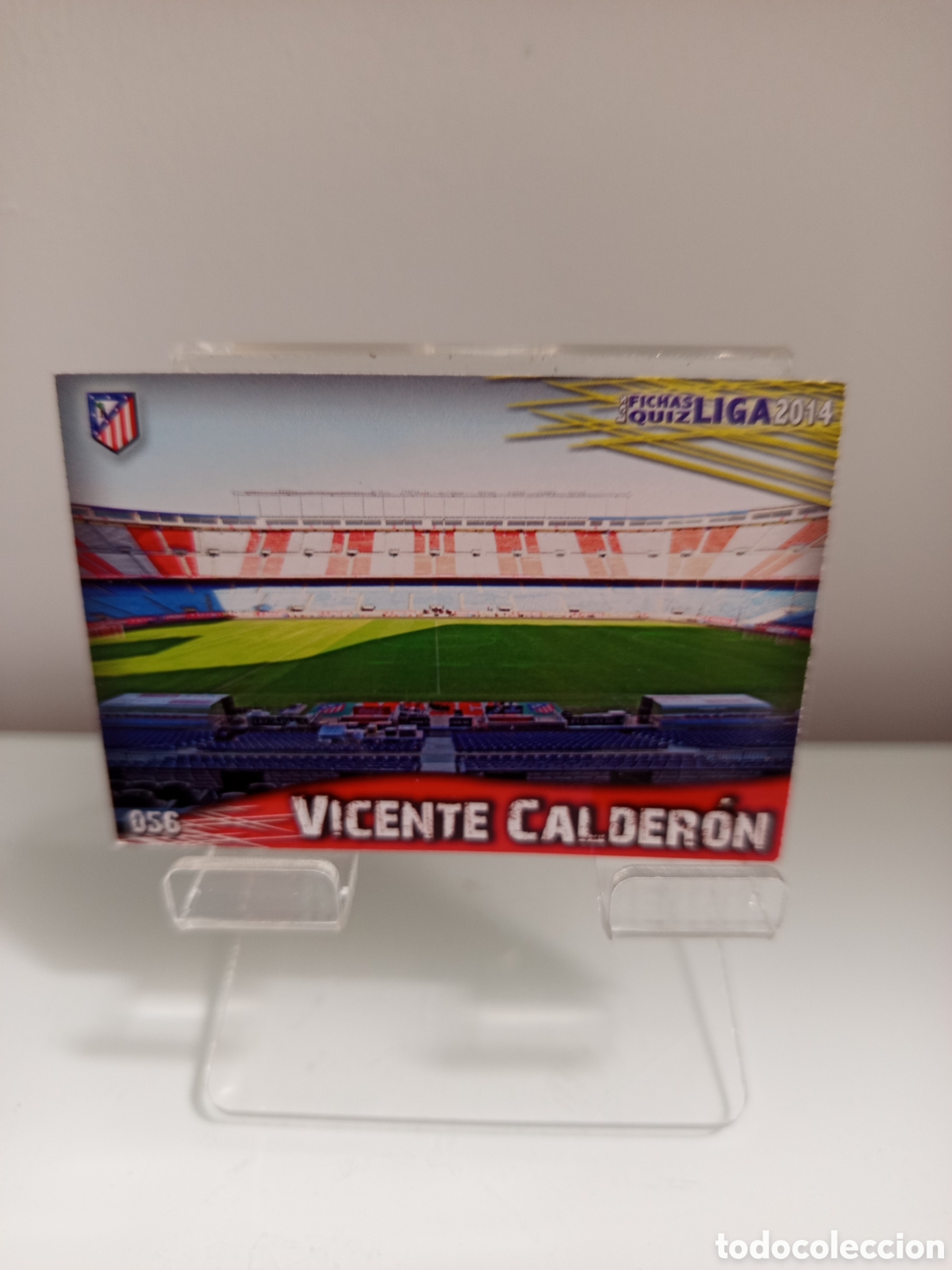 Fu&szlig;ball-Sticker: ❇️ CROMO ⚽ VICENTE CALDER&Oacute;N ATL&Eacute;TICO MADRID 56 FICHAS LIGA QUIZ GAME 2014 13 14 2013 MUNDICROMO ❇️