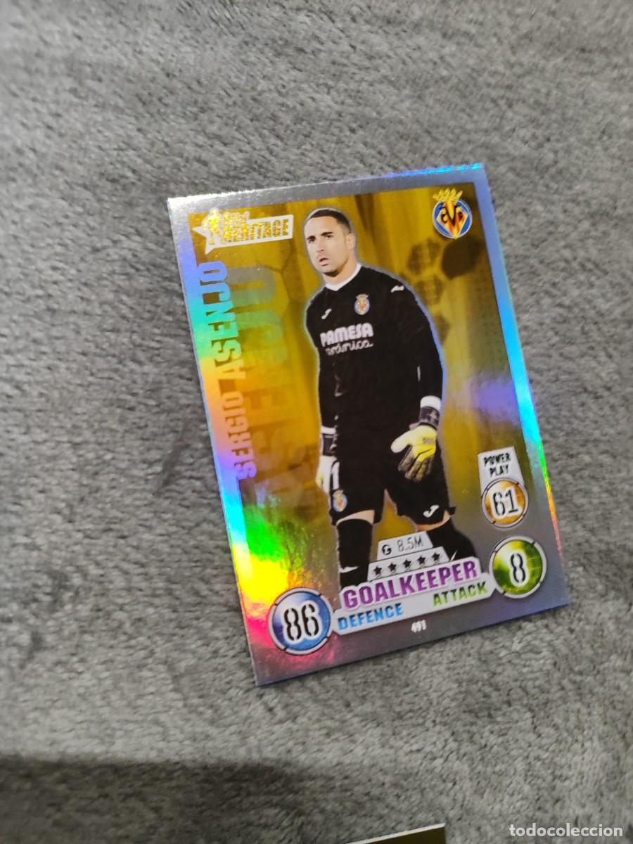 Cromos de F&uacute;tbol: 491 UCL MATCH ATTAX 21 22 SERGIO ASENJO VILLARREAL CF HERITAGE TOPPS 2021 2022 CHAMPIONS LEAGUE