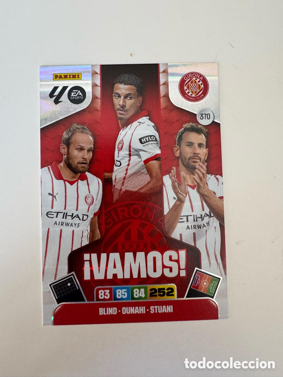Cromos de F&uacute;tbol: PANINI ADRENALYN XL LIGA EA SPORTS 2025-2026 25-26 &ndash; VAMOS &ndash; Girona FC N&ordm; 370