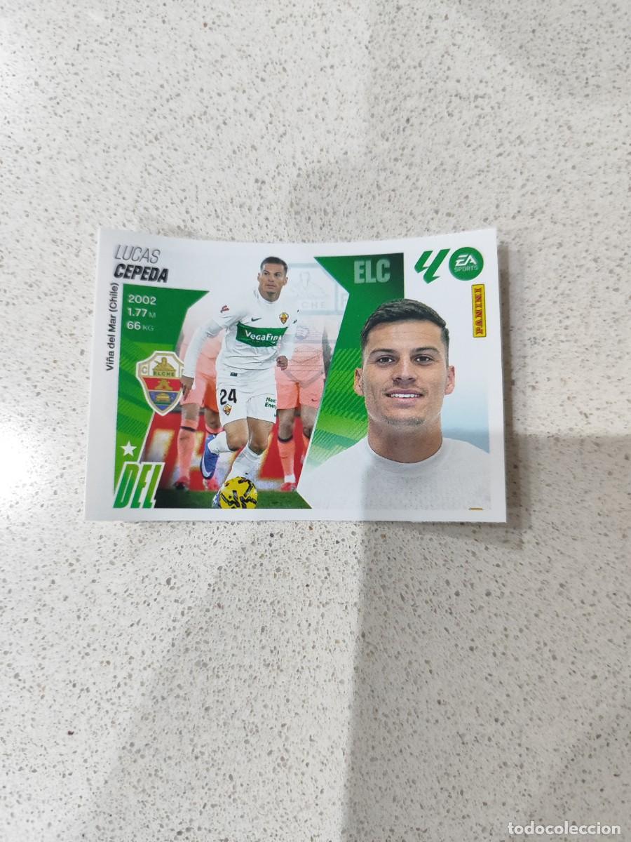 Cromos de F&uacute;tbol: CROMO N&Uacute;MERO 14 CEPEDA ELCHE. MERCADO DE INVIERNO LIGA ESTE 25/26.